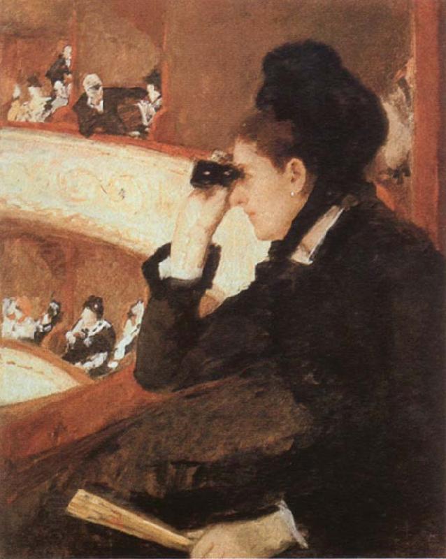 Mary Cassatt At the Opera oil painting picture